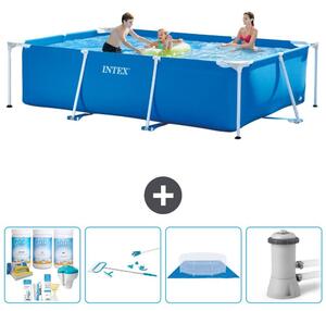 Piscina fuori terra rettangolare - 300x200x75 cm - 5 pezzi - Modello S20838