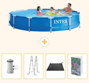 Piscina autoportante rettangolare - 366x76 cm - 5 pezzi - SCB112