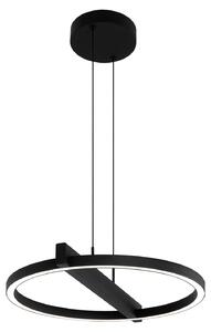 Lampada a sospensione LED TIVOLI nera 24W, luce bianca regolabile, 2880 lm, metallo, dimensioni: 120x40x40 cm, IP20, Kaja