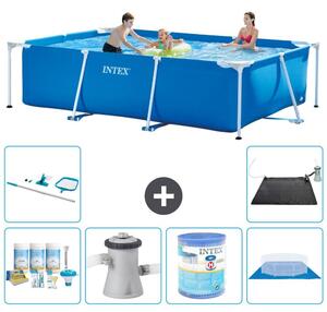 Piscina fuori terra rettangolare - 300x200x75 cm - 7 pezzi - Modello S30198