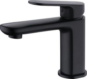 Miscelatore monocomando nero, acciaio inossidabile, rubinetto per vasca da bagno, comando con una sola mano