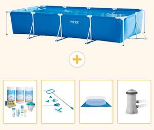 Piscina fuori terra rettangolare - 450x220x84 cm - composta da 5 elementi - modello S20848