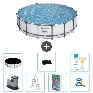 Bestway Steel Pro MAX, piscina in acciaio, forma rotonda - 549x122 cm - 6 pezzi, modello S559