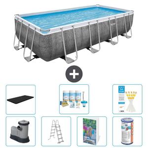 Bestway Power Steel, piscina rettangolare - 549x274x122 cm - 6 pezzi, modello S556