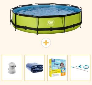 Piscina gonfiabile rettangolare - 360x76 cm - 5 pezzi - Modello SCB28