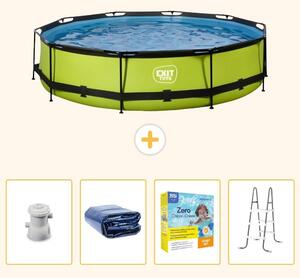 Piscina gonfiabile rettangolare - 360x76 cm - 5 pezzi - Modello SCB27