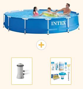 Piscina autoportante rettangolare - 366x76 cm - 3 pezzi - Modello S21341