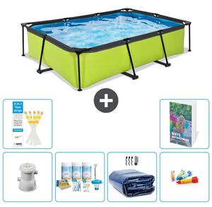 Piscina fuori terra rettangolare - 300x200x65 cm - 5 pezzi - Modello S282