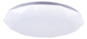 Plafoniera moderno Sendy CCT dimmerabile , in policarbonato, bianco D. 50.5 cm