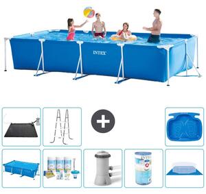 Piscina fuori terra rettangolare - 450x220x84 cm - 9 pezzi - Modello S40310