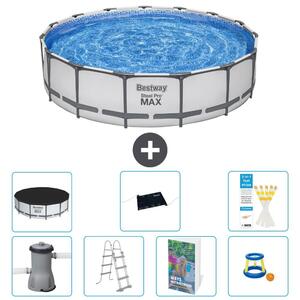 Piscina gonfiabile Bestway Steel Pro MAX, rotonda, 457x122 cm, composta da 6 parti, modello S559