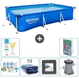 Bestway Steel Pro, piscina rettangolare - 300x201x66 cm - 5 pezzi, modello S59