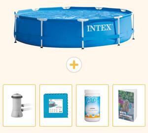 Piscina autoportante rettangolare - 366x76 cm - 5 pezzi - Modello SCB130