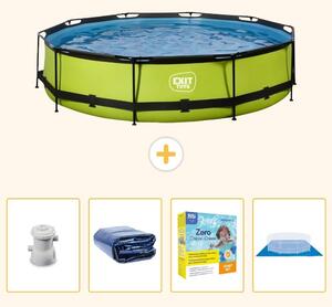 Piscina gonfiabile rettangolare - 360x76 cm - 5 pezzi - Modello SCB22