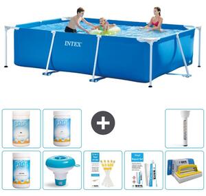 Piscina fuori terra rettangolare - 300x200x75 cm - composta da 9 elementi - modello S43209
