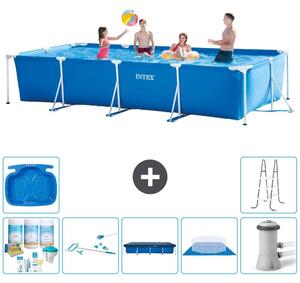 Piscina fuori terra rettangolare - 450x220x84 cm - 8 pezzi - Modello S20070