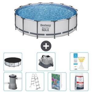 Piscina gonfiabile Bestway Steel Pro MAX, rotonda, 427x122 cm, composta da 6 parti, modello S649