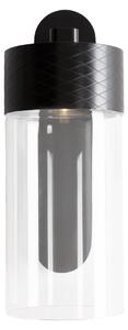 Applique LED a rete modello FUSION nera 7W luce calda 523 lm metallo dim.: 17,8 x 7,5 x 11,7 cm IP20 Maxlight