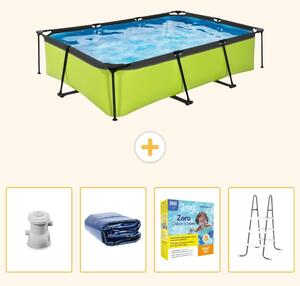 Piscina fuori terra rettangolare - 300x200x65 cm - 5 pezzi - Modello SCB13