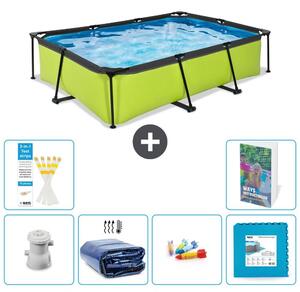 Piscina fuori terra rettangolare - 300x200x65 cm - 5 pezzi - Modello S229