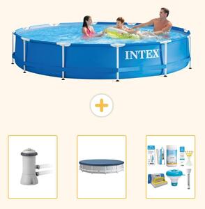Piscina fuori terra a struttura - 366x76 cm - 4 pezzi - Modello S22466