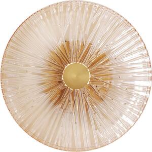 Applique LED ALLURE oro opaco 5W Bianco caldo 190 lm metallo dim.: 28x28x11 cm IP20 Maxlight