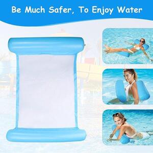 Piscina gonfiabile 4 in 1 Vlotter con lettino galleggiante, pieghevole e leggera