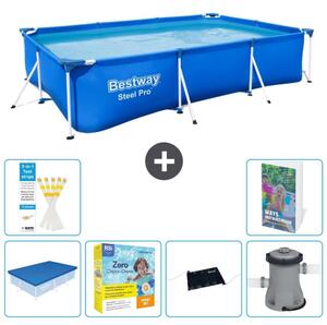 Bestway Steel Pro, piscina rettangolare - 300x201x66 cm - 5 pezzi, modello S60