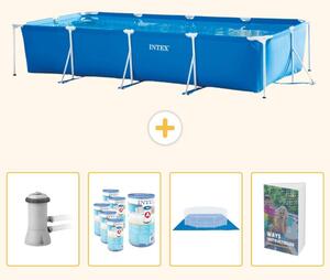 Piscina fuori terra rettangolare - 450x220x84 cm - 5 pezzi - Modello SCB119