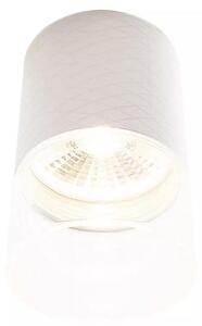 Faretto LED a griglia modello FUSION bianco 7 W, luce calda 356 lm, metallo, dimensioni: 11 x 7,5 x 7,5 cm, IP20, Maxlight
