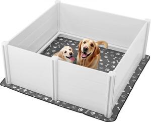 Box per cani extra large - box per cuccioli da 152x152x61cm - spaziosa cassa per cuccioli