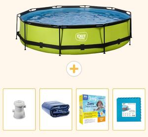 Piscina gonfiabile rettangolare - 360x76 cm - 5 pezzi - Modello SCB23