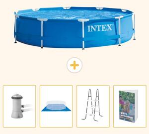 Piscina autoportante rettangolare - 366x76 cm - 5 pezzi - SCB122
