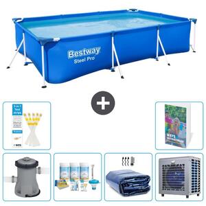 Bestway Steel Pro, piscina rettangolare - 300x201x66 cm - 5 pezzi, modello S302