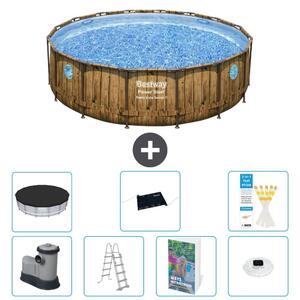 Bestway Power Steel, piscina rotonda - 488x122 cm - composta da 6 parti, modello S598