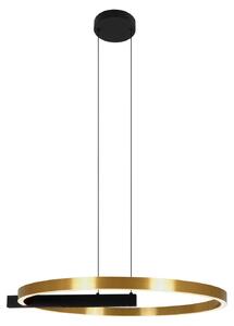 Lampada a sospensione LED METIS nero-oro 36 W luce neutra 4320 lm metallo dimensioni: 120x60x60 cm IP20 Kaja