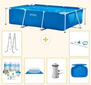 Piscina fuori terra rettangolare - 300x200x75 cm - 7 pezzi - Modello S20841