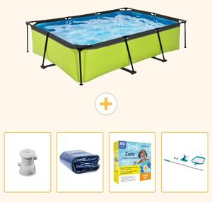 Piscina fuori terra rettangolare - 300x200x65 cm - 5 pezzi - SCB72