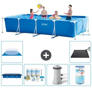 Piscina fuori terra rettangolare - 450x220x84 cm - composta da 7 elementi - modello S30300