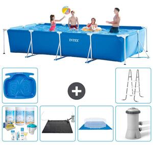 Piscina fuori terra rettangolare - 450x220x84 cm - composta da 7 elementi - modello S20850