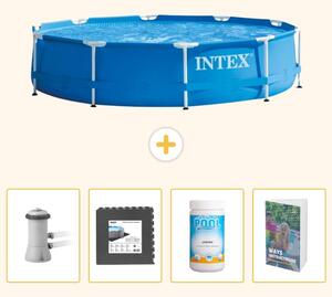 Piscina autoportante rettangolare - 366x76 cm - 5 pezzi - Modello SCB125