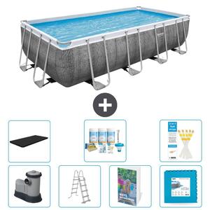 Bestway Power Steel, piscina rettangolare - 549x274x122 cm - 6 pezzi, modello S536
