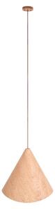 Lampada a sospensione conica SAKURA marrone 1xE27x40W in legno, dimensioni: 180x33,5x33,5 cm, IP20, Maxlight