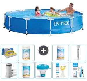 Piscina autoportante rettangolare - 366x76 cm - 10 pezzi - Modello S43233