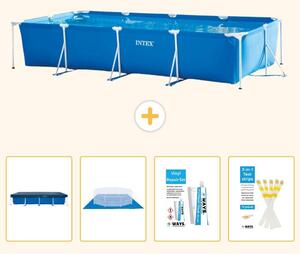Piscina fuori terra rettangolare - 450x220x84 cm - 5 pezzi - Modello S22359