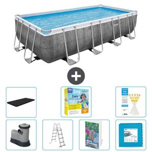 Bestway Power Steel, piscina rettangolare - 549x274x122 cm - 6 pezzi, modello S566