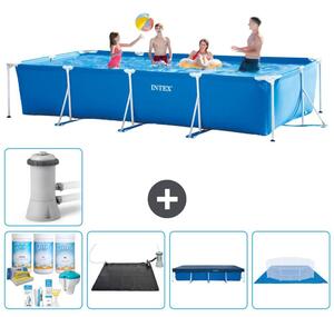 Piscina fuori terra rettangolare - 450x220x84 cm - composta da 6 elementi - modello S21131