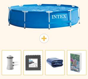 Piscina autoportante rettangolare - 366x76 cm - 5 pezzi - SCB121