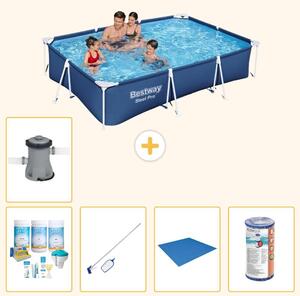 Bestway Steel Pro, piscina rettangolare - 300x201x66 cm - 6 pezzi - Modello S22080