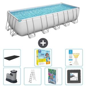 Bestway Power Steel, piscina rettangolare - 640x274x132 cm - 6 pezzi, modello S607